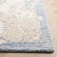 thumbnail image 3 of Safavieh Ebony Lynwood Medallion Area Rug, Blue/Ivory, 6' x 6' Square, 3 of 9