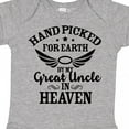 thumbnail image 4 of Inktastic Handpicked for Earth by My Great Uncle in Heaven Boys or Girls Baby Bodysuit, 4 of 5