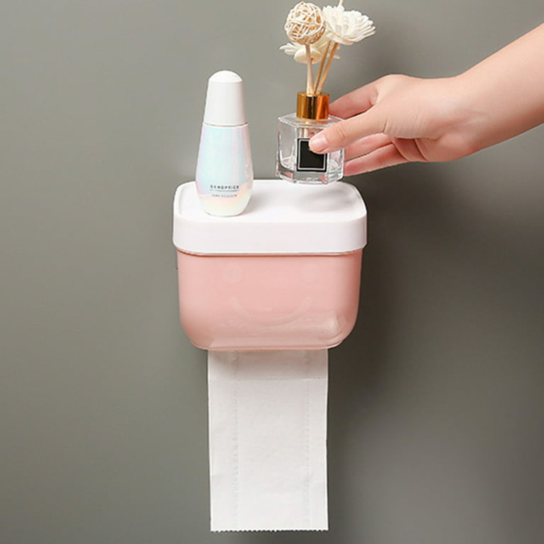Toilet Paper Holder Wall Mounted Waterproof Adhesive Paper Roll Facial  Tissue Box with Storage Drawer Organizer Bathroom Toilet Shower Paper  Dispenser - China Tissue Holder and Bathroom Organizer price