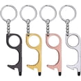 thumbnail image 1 of Contactless Door Opener, Hygienic Keychain Edc Keep Hand Clean, Hook For Public, 1 of 5