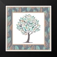 thumbnail image 2 of Villa, Mlli 12x12 Black Modern Framed Museum Art Print Titled - Tree Leaves, 2 of 5