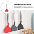 thumbnail image 6 of Baluue Red 430 Stainless Steel Handle Silicone Frying Spatula for Restaurant Kitchen 1 Pc, 6 of 6