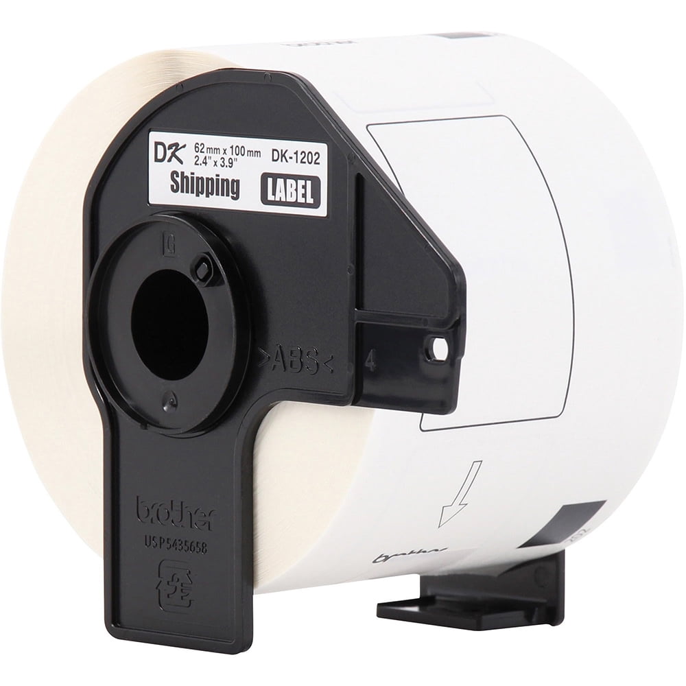 Brother 2.4 in x 3.9 in Shipping White Paper Labels (300 Labels)