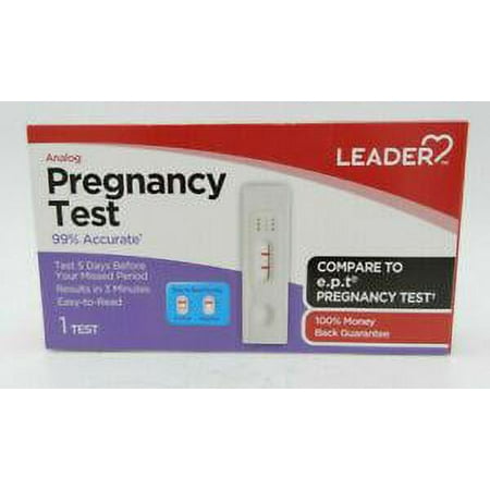 Leader Analog Pregnancy Test, 1 Count