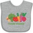 thumbnail image 3 of Inktastic Team Veggie Boys or Girls Baby Bib, 3 of 4