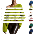 thumbnail image 2 of Oversized Off Shoulder Sequin Knit Sweater for Women Loose Long Sleeve Ribbed Pullover, 2 of 3