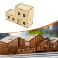 thumbnail image 6 of MERIGLARE 1/72 3D Miniature House Model for Teens Adults Landscape Layout Unique Gifts Style E, 6 of 8