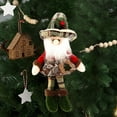 thumbnail image 4 of Hwkond Christmas Indoor Decorations Christmas Tree Decoration Hanging New Snowman Doll Christmas Holiday Window Decoration High Hat Doll Small Hanging Gift, 4 of 5