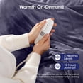 thumbnail image 2 of Electric Blanket Full Size Heated Blanket 72''X84'', Purple Heating Blanket Ultra Warm Flannel Electric Heating Blanket with 5 Heat Settings & 10 Hours Auto-Off, Ideal for Grandma Gifts(Lavender), 2 of 6