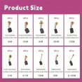 thumbnail image 6 of Tizuqe 40Pcs Electric Motor Brush Replacement Set 10 Sizes Mixed Copper Alloyed Brushes, 6 of 8