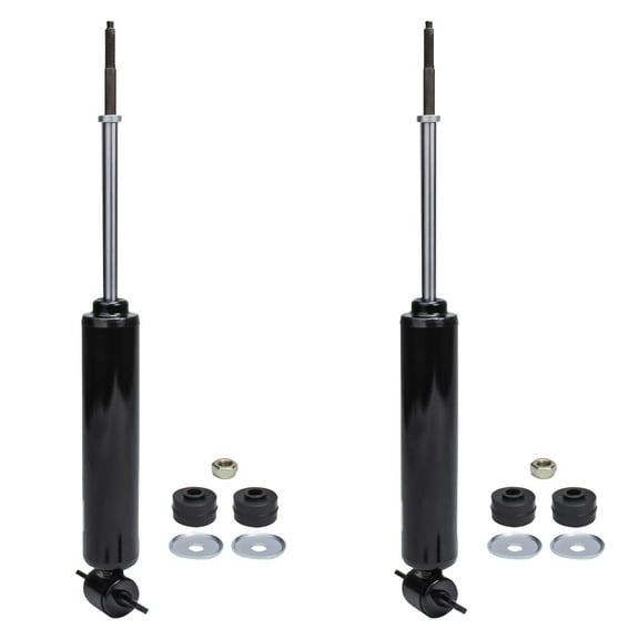 Detroit Axle - Front 2pc Shock Absorbers for 2WD 1995-2004 Toyota Tacoma, 2 Shock Absorbers Set 1995 1996 1997 1998 1999 2000 2001 2002 2003 2004 Replacement