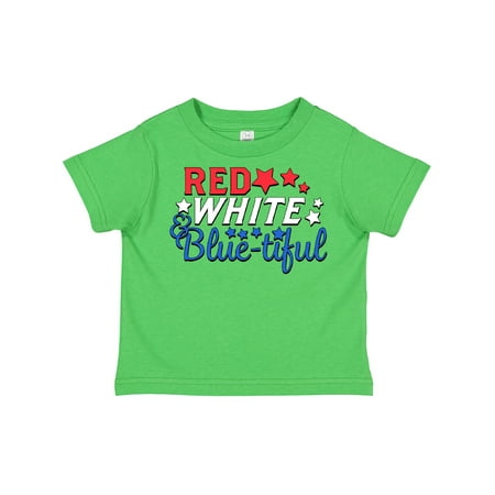 

Inktastic Red White and Blue-tiful Gift Toddler Boy or Toddler Girl T-Shirt