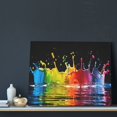 thumbnail image 3 of Lsque Vibrant Color Splash Print Wall Art – Decorative Picture for Living Room, Bedroom, and Office (Horizontal), 3 of 6