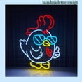 thumbnail image 2 of Handmadetneonsign Cute Chicken Neon Sign, Baby Chicken Wall Art Decor, Chicken House Wall Decor 037611, 2 of 5