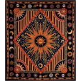 thumbnail image 2 of THE ART BOX Orange Hippie Mandala Sun Moon Burning Sun Psychedelic Trippy Tapestry for Bedroom Celestial Busning Sun Tapestry Bohemian Wall Hanging Planet Tapestry, 2 of 5