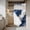 Blue, variant on Marble Black No Hook Shower Curtain Waterproof, Bathroom Curtains with Snap in Liners and See Through Top Window, Abstract Gold White Brick Stone Motif Hotel Style Bathtub Curtains Shower 72"Wx72"L
