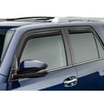 thumbnail image 1 of Fits 2010-2023 Toyota 4Runner Weathertech Rainguard 82531IM Aerodynamic Design; In-Channel; Dark Smoke; Acrylic; Set of 4, 1 of 1