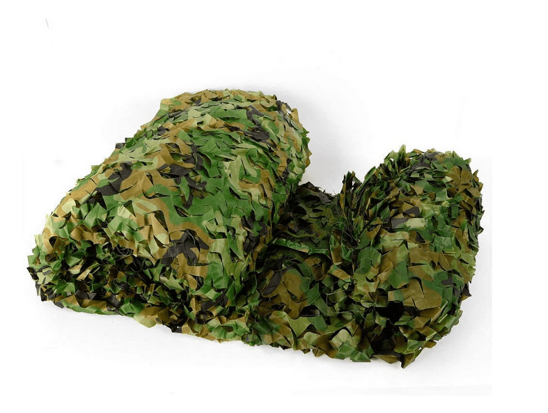 Filet de Camouflage ‎‎2x4M Militaire Woodlands Feuille Chasse Camping