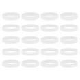 thumbnail image 1 of 20Pcs Silicone Rubber Bands Non-slip 3.54 Inch Flat for Books, White, 1 of 6
