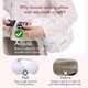 thumbnail image 3 of Almohada de Lactancia Momcozy con Posicionador Corporal y Valla de Seguridad 72x46x20 cm, 3 of 7