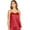 Cherry Foil Floral, variant on Womens Chiffon Trim Lounge Cami, M, Cherry Foil Floral