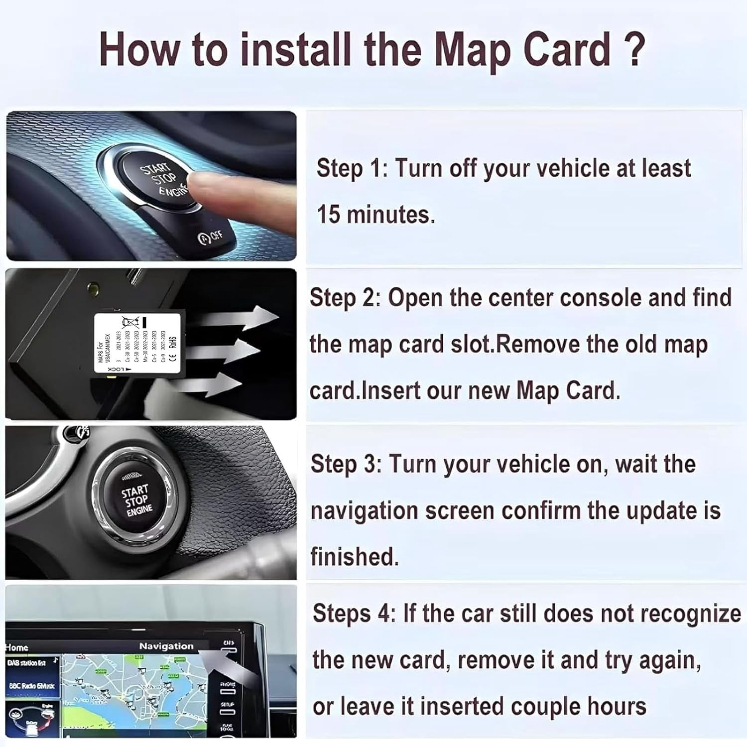 Latest Navigation sd Card Compatible with Maz*da Cx50(2022-2023), Cx30(2021-2023),3(2021-2023), Cx5(2021-2023), Cx9(2021-2023), Cx30(2021-2023), Cx50(2022-2023), Mx30(2022-2023)