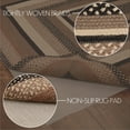 thumbnail image 3 of VHC Brands Jute Area Rug with Non-Skid Pad, Rectangular, Black & Tan, 60x96, 3 of 6