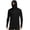 Black., variant on Sun Protection Clothings for Men,Long Sleeve Activewear,Solid Color Mesh Splice Hooded Pullover Sun Shirts with Chest Pocket And Face Cover