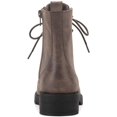 thumbnail image 3 of Sun + Stone Womens Frankiee Lace-up Zipper Ankle Boots, 3 of 3