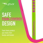 Flybar Maverick Pogo Stick for Kids Ages 5+, 40 to 80 lbs, Outdoor Toys, Outside Toys for Kids, Lime/Purple