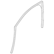Genuine OE Jaguar Window Channel - T4N13115