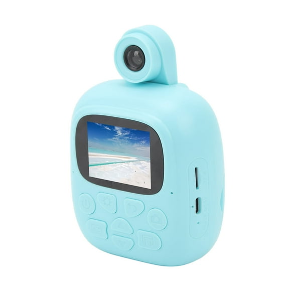 Thermal Print Printer, Recording Kids Digital Camera Inkless Printing Rechargeable for Children