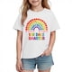 thumbnail image 1 of Camiseta Gráfica de la Temporada de la Escuela de las Niñas de los Niños de Manga Corta, Linda Impresión de la Camiseta Casual para los Niños 3-10 Años de Uso Diario, 1 of 9
