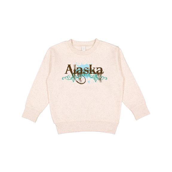 Inktastic Alaska Grunge Toddler Sweatshirt