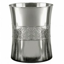 Mercury Glass Wastebasket