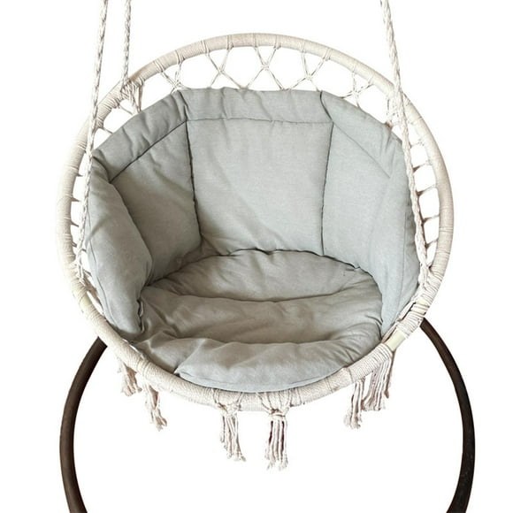 Cojín de asiento de silla colgante de Patio Shamjiam cojín del asiento Gris 60x60x45cm