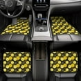 thumbnail image 6 of Wukai Geometric Pattern with Bee Print Car Foot Mat Set of 4 Pieces, Anti-Slip Neoprene Auto Floor Mats Carpet, Universal Fit Automotive Floor Foot Mats Set for SUV, Van, Trucks, 6 of 6