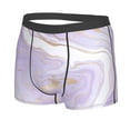 thumbnail image 2 of Kll Lavender Glitter Foil Stripes Men'S Cotton Boxer Briefs Underwear-Small, 2 of 9