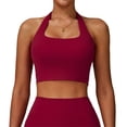 thumbnail image 1 of Parte de atrás bonita, Sujetador deportivo con cuello  for correr, sujetador de Fitness de secado rápido, chaleco de Yoga Push-Up for mujer, transpirable, 1 of 5