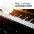 thumbnail image 4 of SHISUYAN 52pcs Piano Keytops White Piano Keytops With Fronts Piano Key Replacements,Piano Keys Flats Repair Tools, 4 of 9