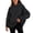 Black, variant on Vedolay Sweatshirt Women's 2023 Casual Half Zip Pullover Sweatshirt Long Sleeve Knit Tunic Pullover Tops,Light Blue L