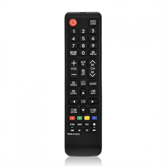 Mando a Distancia de Tv Bn59 01247A y Aa59 00465A Mando a Distancia de Repuesto Abs Negro para Tv Ue65Ku6070 Ue65Ku6079 Ue65Ku6400