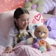 thumbnail image 3 of Thready Bear - Interactive 14 Plush Teddy Bear. Make A Wish & Bear Comes to Life. Magical Expressive Button Eyes - Happy, Sad, Winks & Blinks. 70+ Expressions & Reactions. Batteries Included. Ages 3+, 3 of 5