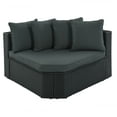 thumbnail image 5 of Cfowner 7 Pieces Patio Furniture Sets Conversation Set, All-Weather Rattan Outdoor Sectional Sofa with Coffee Table, Washable Grey Cushions Covers, 5 of 8