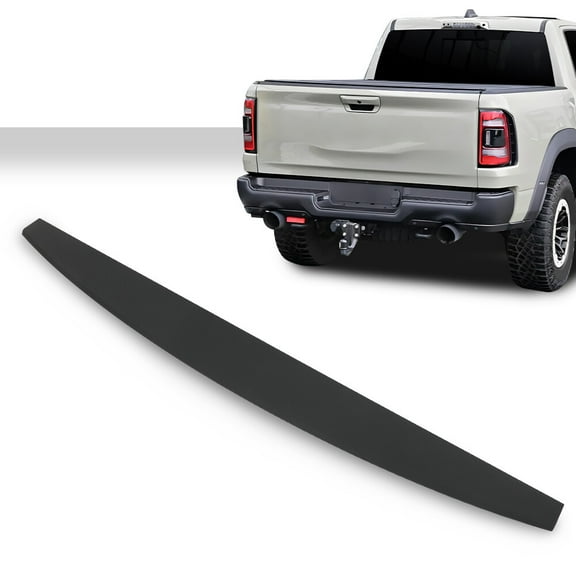 CCPAO Tailgate Spoiler Cap Cover Trim Black Fit For 2019-2024 Ram 2500 3500 68364364AA