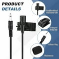 thumbnail image 3 of Uxcell Car Stereo Microphone, 3.5mm Straight 2-Pole Car Radio Microphone External Mic Replacement with 9.8ft Cable Plug for Vehicle Head Unit Enabled Audio Stereo Radio Receiver GPS DVD, 3 of 6