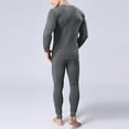 thumbnail image 4 of Wutalume Men Winter Fleece Lined Cotton Thermal Long Johns Top and Bottom Underwear Set, Ultra-Warm for Extreme Cold, Comfortable Base Layer for Daily Use,Dark Gray XL, 4 of 5