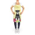 thumbnail image 2 of Carolines Treasures BB6033APRON Easter Eggs Standard Schnauzer Salt & Pepper Apron, 2 of 4