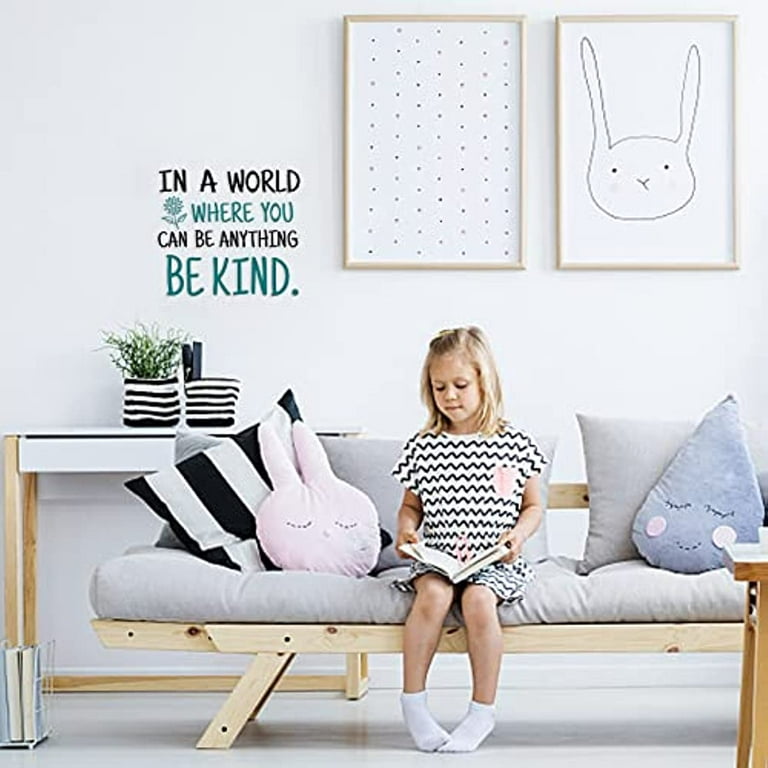 Wall Sticker in A World Where You Can Be Anything Be Kind