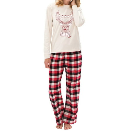 

MERSARIPHY Family Matching Christmas Plaid Long Sleeve Pajamas Sets